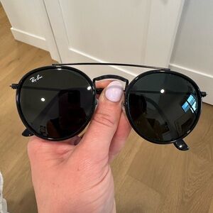 Rayban black aviator sunglasses
